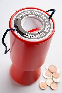 Collection Container And Coins