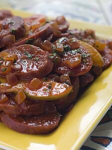 Chorizo Sausage Apples and Cider