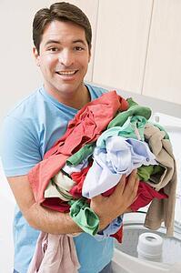 Man Doing Laundry