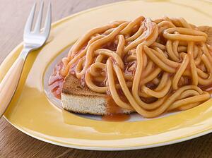 Spaghetti on Toast