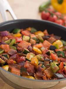 Ratatouille in a Saute Pan