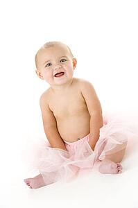 Baby in tutu