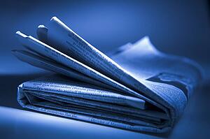 Folded Newspaper