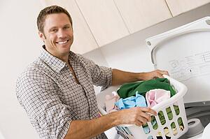Man Doing Laundry 