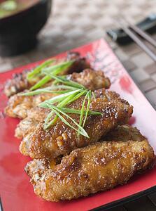 Sweet Spicy Chicken Winglets and Sukiyaki Sauce