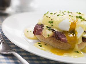 Plate of Eggs Benedict