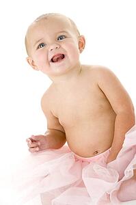 Baby in tutu