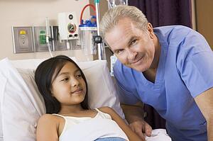 Doctor Checking Up On His Patient