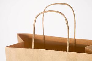 Close-Up Of Brown Paper Bag