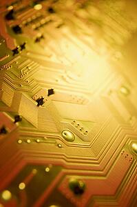 Close Up Of Circuit Board
