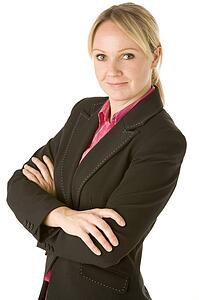Businesswoman With Her Arms Folded 