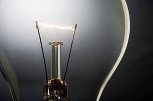 Illuminated Light Bulb