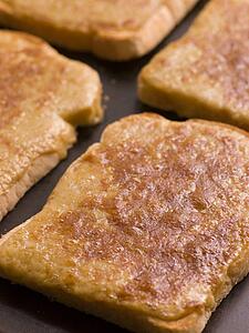 Tray of Welsh Rarebit