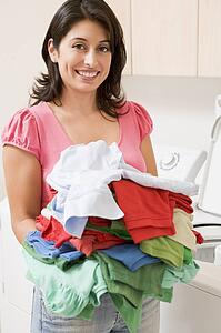Woman Doing Laundry