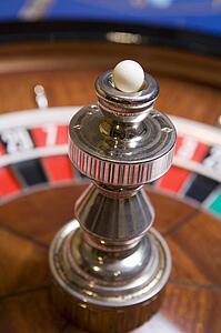 Roulette game wheel (close up)