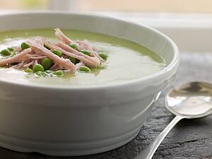 Bowl of Pea and Ham Soup