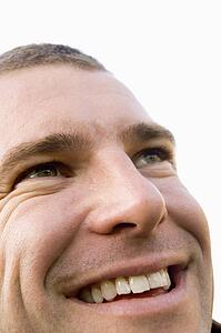 Head shot of man smiling