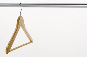 Single Coat Hanger On Rail