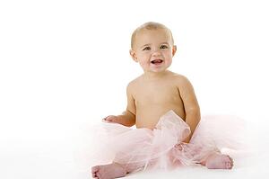 Baby in tutu