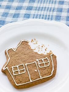Close-Up Of Gingerbread House