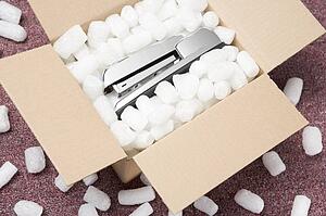 A Package Containing A Stapler