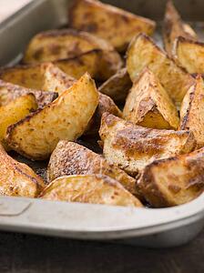 Tray of Spiced Potato Skins