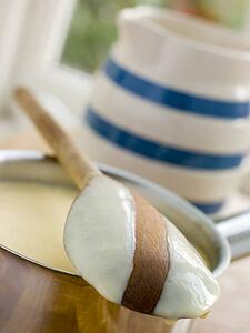 Making Fresh English Vanilla Custard
