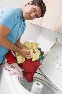 Man Doing Laundry