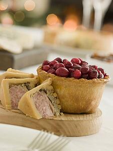 Pork Turkey and Stuffing Pie Cranberry and Game Pie