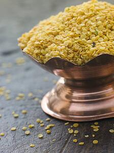 Dish of Yellow Mustard Seeds