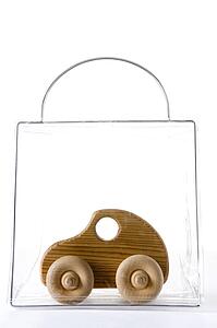 Wooden Car In A Bag