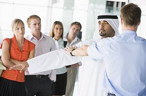 Airline passengers undergoing a security check