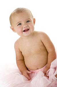 Baby in tutu