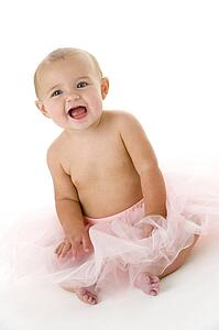 Baby in tutu