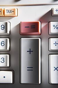 Close-Up Of Calculator