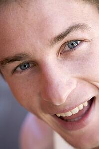 Head shot of man smiling