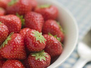 Bowl of English Strawberries