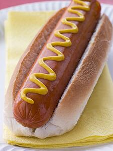 Hot Dog With Mustard