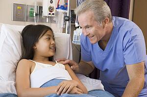 Doctor Checking Up On Patient