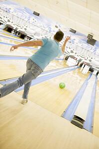 Man bowling