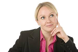 Businesswoman Thinking 