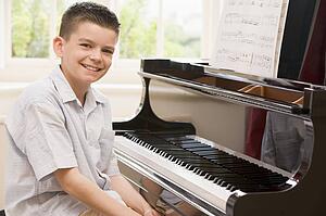 Boy Playing Piano