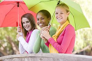 Portrait Of A Group Of Teenage Girls