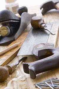 Assortment Of Old-Fashioned Tools