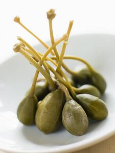 Dish of Caper Berries