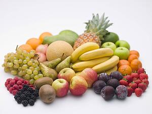 Selection of fresh fruit