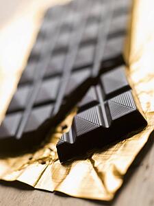 Dark, plain, chocolate