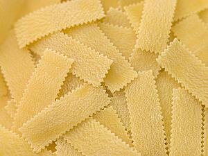 Dried pasta strips