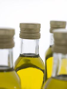Bottles of Virgin Olive Oil