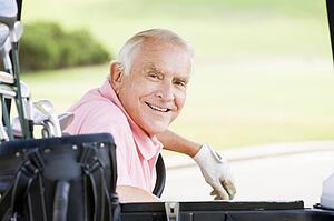 Portrait Of A Male Golfer